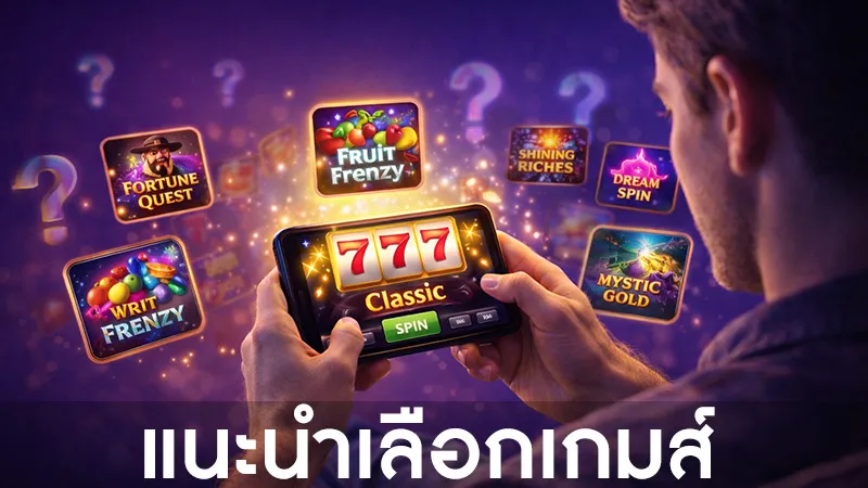 แนะนำวิธีเลือกเกมที่เหมาะกับผู้เล่นมือใหม่