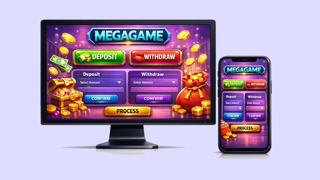 ระบบฝากถอนอัตโนมัติ MEGAGAME รวดเร็วและใช้งานง่าย