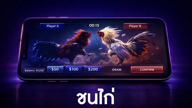 ภาพตัวอย่างเกมเดิมพันไก่ชนออนไลน์