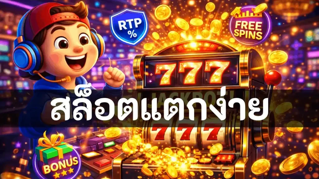 แนะนำเกมสล็อตแตกง่าย พร้อมตัวอย่างค่ายเกมยอดนิยม