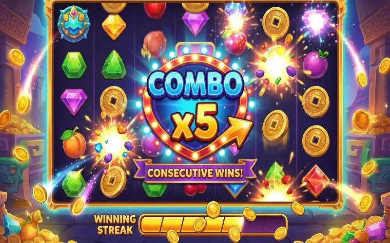 ฟรีสปินที่ชนะต่อเนื่องแบบคอมโบ