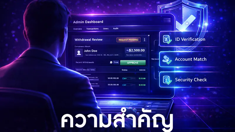 ความสำคัญของระบบถอนเงินในแพลตฟอร์ม megagame